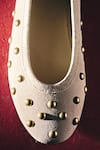 Buy_Dang Shoes_Beige Candy Stud Embellished Ballet Flats _Online_at_Aza_Fashions