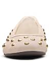 Shop_Dang Shoes_Beige Candy Stud Embellished Ballet Flats _Online_at_Aza_Fashions