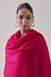SHAZA_Fuchsia Gazala Cashmere Shawl _Online_at_Aza_Fashions