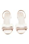 Sole House_Cream Bows Creme Heels _at_Aza_Fashions