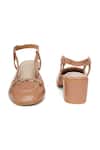 Shop_Sole House_Beige Buckles Viven Leather Block Heels _Online_at_Aza_Fashions