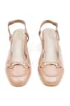 Buy_Sole House_Beige Buckles Viven Leather Block Heels 