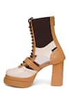 Sole House_Multi Color Mocha Luxe Boots _Online_at_Aza_Fashions