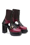 Buy_Sole House_Red Buckles Crimson Edge Boots 