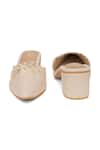 Shop_Sole House_Cream Embroidery, Pearls Laura Leather Block Heels _Online_at_Aza_Fashions