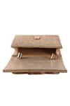 Buy_Nazaakat By Samara Singh_Brown Glitter, Bows Embellished Flap Bag With Detachable Handle _Online_at_Aza_Fashions