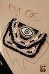 Buy Nazaakat By Samara Singh Black Beads, Sequins, Tassels Evil Eye Coin And Embroidered Boho Bag at Aza Fashions Buy_Nazaakat By Samara Singh_Black Beads, Sequins, Tassels Evil Eye Coin And Embroidered Boho Bag _at_Aza_Fashions