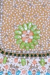 Buy_Nazaakat By Samara Singh_Multi Color Beads, Pearls, Stones, Tassels Beaded Embellished Flap Bag With _Online