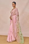 Buy Masaba Pink Crepe Embroidery, Zari, Patchwork Sweetheart Gulposh Saree With Blouse Online at Aza Fashions Buy_Masaba_Pink Crepe Embroidery, Zari, Patchwork Sweetheart Gulposh Saree With Blouse _Online_at_Aza_Fashions