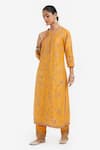 Buy Kora Yellow Chanderi Silk Embroidery, Sequins, Beads, Gota Patti Dori Jaal Kurta at Aza Fashions Buy_Kora_Yellow Chanderi Silk Embroidery, Sequins, Beads, Gota Patti Dori Jaal Kurta _at_Aza_Fashions