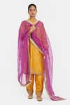 Buy Kora Yellow Chanderi Silk Embroidery, Sequins, Beads Mandarin Collar Dori Kurta Online at Aza Fashions Buy_Kora_Yellow Chanderi Silk Embroidery, Sequins, Beads Mandarin Collar Dori Kurta _Online_at_Aza_Fashions
