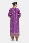 Shop_Kora_Purple Chanderi , Organza Embroidery, Dori Kurta Salwar And Dupatta _at_Aza_Fashions