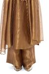 Mimamsaa Brown Tissue, Silk Embroidery, Beads, Sequins Menaka Handwoven And Kurta Pant Set Online at Aza Fashions Mimamsaa_Brown Tissue, Silk Embroidery, Beads, Sequins Menaka Handwoven And Kurta Pant Set _Online_at_Aza_Fashions