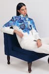 Zosia_Ivory Crepe Applique Azura Printed Blazer With Pant _Online_at_Aza_Fashions