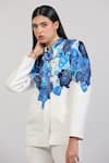 Buy_Zosia_Ivory Crepe Applique Azura Printed Blazer With Pant _Online_at_Aza_Fashions