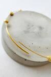 DE'Anma_Gold Plated Olla Abstract Charm Choker _Online_at_Aza_Fashions
