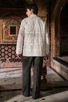 Buy_Dash And Dot_White Jacquard, Cotton Cut Work Shirt _Online_at_Aza_Fashions