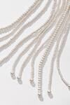 Hair Drama CO Off White Pearl Tassels Parandi Online at Aza Fashions Hair Drama CO_Off White Pearl Tassels Parandi _Online_at_Aza_Fashions