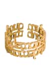 Shop Quod Gold Plated Qed Grill Ring at Aza Fashions Shop_Quod_Gold Plated Qed Grill Ring _at_Aza_Fashions