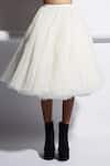 Buy_Quod_Ivory Silk Organza, Tulle Valley Skirt 