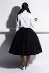 Shop_Quod_Black Net, Nylon Waterlily Skirt _at_Aza_Fashions