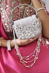 Shop_Plode_Silver Sequins, Beads, Tassels Charm Embellished Bag _at_Aza_Fashions