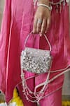 Buy_Plode_Silver Sequins, Beads, Tassels Charm Embellished Bag _Online_at_Aza_Fashions