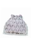 Buy_Nazaakat By Samara Singh_Pink Beads, Tassels Beaded Floral Pattern Potli Bag 