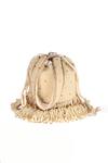 Buy_Nazaakat By Samara Singh_Cream Beads, Pearls, Tassels Beaded And Potli Bag _Online_at_Aza_Fashions