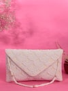 Shop Nazaakat By Samara Singh White Pearls, Beads Embellished Flap Bag Online at Aza Fashions Shop_Nazaakat By Samara Singh_White Pearls, Beads Embellished Flap Bag _Online_at_Aza_Fashions