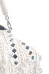 Shop Nazaakat By Samara Singh White Beads, Mirrors, Pearls, Tassels And Embellished Batua Bag Online at Aza Fashions Shop_Nazaakat By Samara Singh_White Beads, Mirrors, Pearls, Tassels And Embellished Batua Bag _Online_at_Aza_Fashions