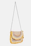 Buy Nazaakat By Samara Singh Yellow Beads, Stones, Fringe Embellished Boho Bag With Chain Strap Online at Aza Fashions Buy_Nazaakat By Samara Singh_Yellow Beads, Stones, Fringe Embellished Boho Bag With Chain Strap _Online_at_Aza_Fashions