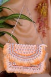 Buy Nazaakat By Samara Singh Yellow Beads, Stones, Fringe Embellished Boho Bag With Chain Strap at Aza Fashions Buy_Nazaakat By Samara Singh_Yellow Beads, Stones, Fringe Embellished Boho Bag With Chain Strap _at_Aza_Fashions