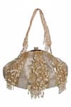 Nazaakat By Samara Singh Gold Beads, Pearls, Sequins And Embellished Batua Bag Online at Aza Fashions Nazaakat By Samara Singh_Gold Beads, Pearls, Sequins And Embellished Batua Bag _Online_at_Aza_Fashions