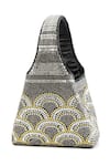 Etcetera_Black Crystals Paris Petite Aurora Studded Bag _Online_at_Aza_Fashions