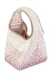 Shop_Etcetera_Pink Crystals Paris Petite Aurora Studded Bag _at_Aza_Fashions