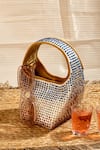 Buy_Etcetera_Blue Crystals Paris Petite Aurora Studded Bag _at_Aza_Fashions