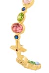 Buy_Isharya_Multi Color Crystals, Stones Suneras Lil Gem Drop Hoops _Online_at_Aza_Fashions