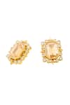 Isharya_Gold Plated Crystals, Stones Priyas Celestial Dreams Statement Studs _Online_at_Aza_Fashions