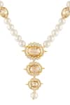 Buy_Isharya_White Scorpius Pearl Necklace _Online_at_Aza_Fashions