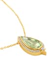 Buy_Isharya_Green Caelum Pendant Necklace _Online_at_Aza_Fashions