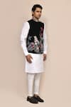 Buy_Arihant Rai Sinha_Black Embroidery Nehru Jacket _Online_at_Aza_Fashions