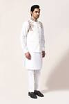 Buy_Arihant Rai Sinha_Off White Embroidery Hand Nehru Jacket _Online_at_Aza_Fashions