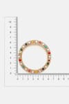 Ruby Raang Multi Color Stones, Crystals Kundan Studded Bracelet Online at Aza Fashions Ruby Raang_Multi Color Stones, Crystals Kundan Studded Bracelet _Online_at_Aza_Fashions