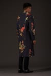Shop_Balance By Rohit Bal_Black Cotton Floral Digital Print Kurta Set _at_Aza_Fashions