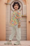 Buy_Petite Pomme_Multi Color Cotton Kaleidoscope Printed Kurta Set 
