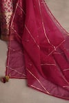 Shop Begum Pink Silk, Organza Zari, Gota Patti, Tassels, Saras Floral Woven Lehenga Set Online at Aza Fashions Shop_Begum_Pink Silk, Organza Zari, Gota Patti, Tassels, Saras Floral Woven Lehenga Set _Online_at_Aza_Fashions
