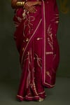 Buy_Sitaraa_Purple , Organza Embroidery, Metallic Thread Pritha Saree With Blouse _Online_at_Aza_Fashions