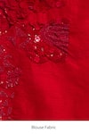 Buy Anamika Khanna Red Sequins, Embroidery, Draped Sharara Saree With Unstitched Blouse Piece Buy_Anamika Khanna_Red Sequins, Embroidery, Draped Sharara Saree With Unstitched Blouse Piece