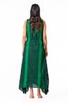 Shop_K-Anshika_Green Cotton Round Neck Striped Sleeveless Maxi Dress _at_Aza_Fashions
